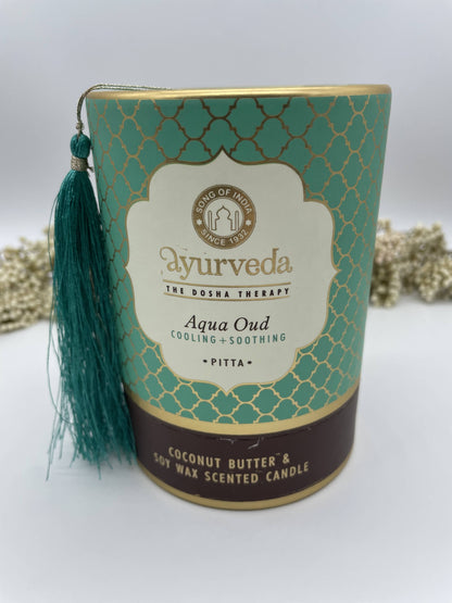 Ayurveda Duftkerze Pitta Aqua Oud